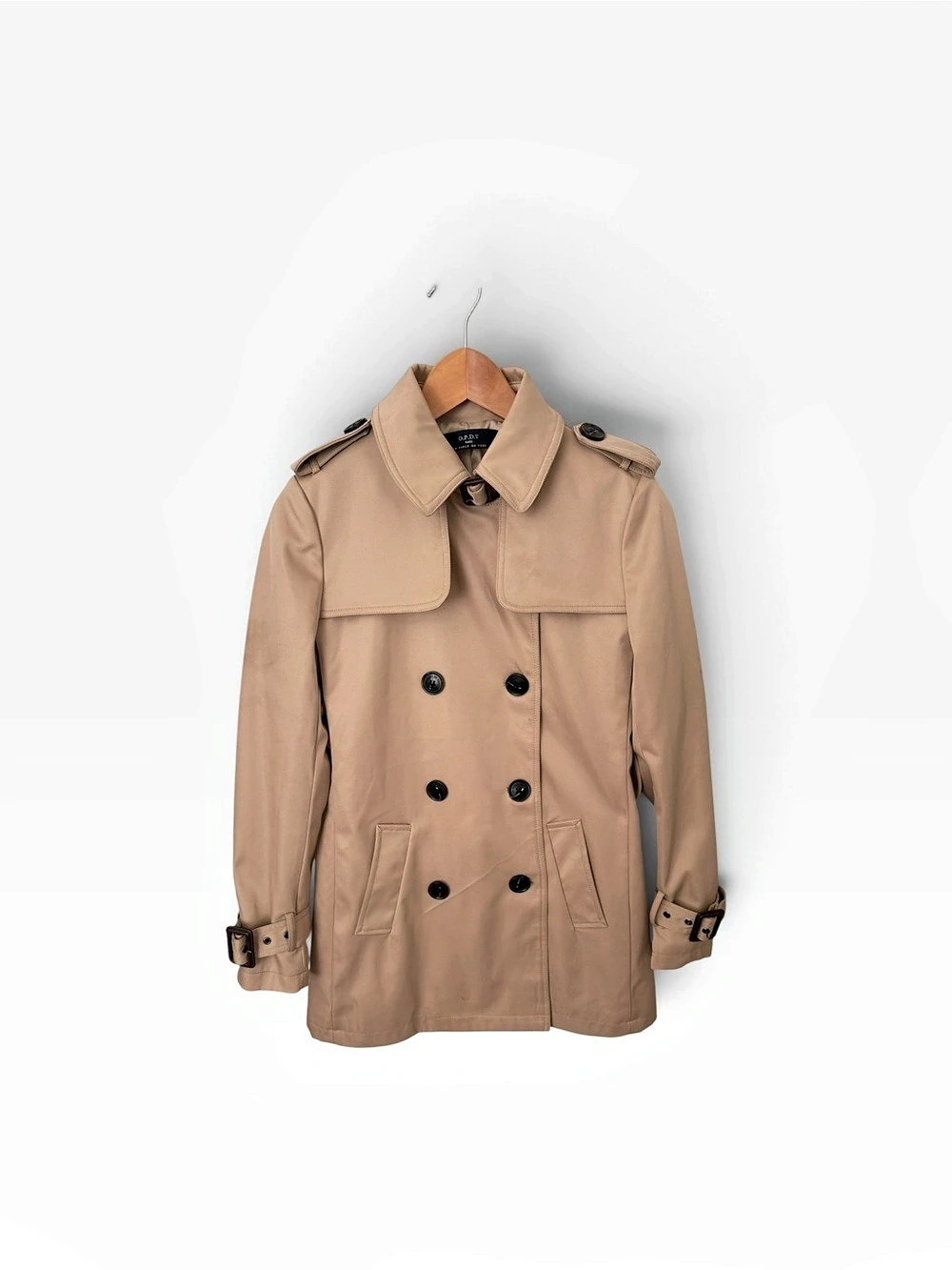 On Parle de Vous Cotton Trench Coat in Brown Size T Like New